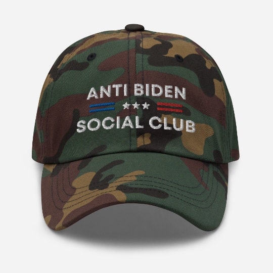Anti Biden Social Club Political Republican Freedom Dad Hat Anti Biden Social Club Political Republican Freedom Dad Hat