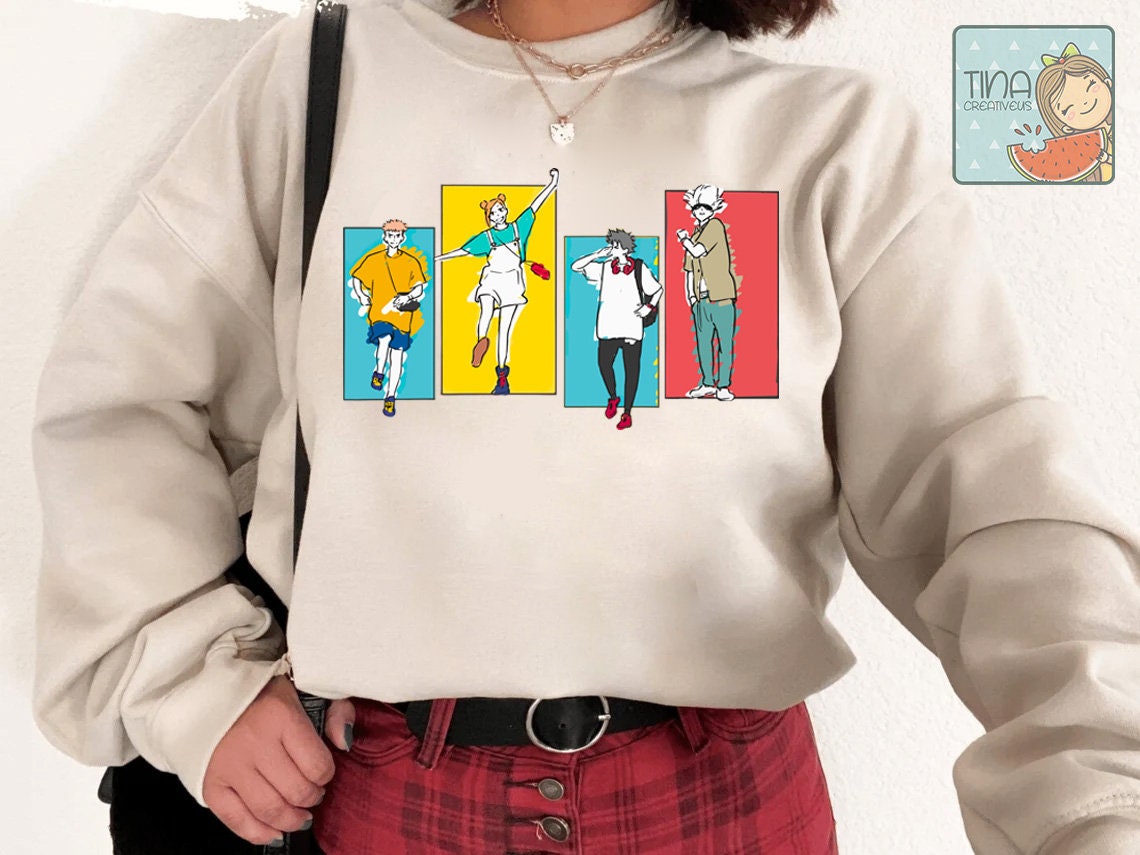 Anime Gojo Satoru Itadori Yuuji Fushiguro Megumi Shirt Anime Gojo Satoru Itadori Yuuji Fushiguro Megumi Shirt