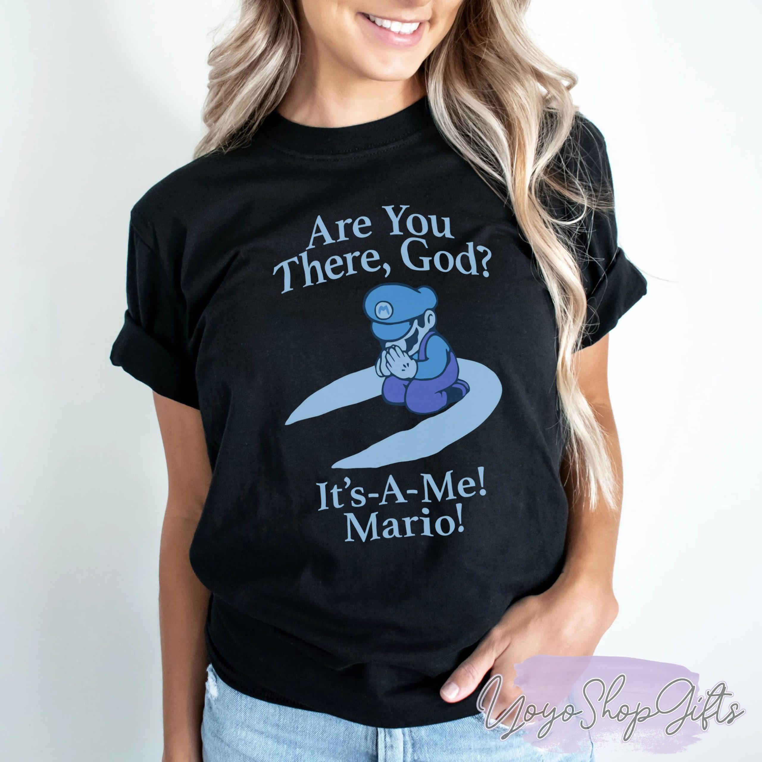 Are You There God It's A Me Mario Shirt Are You There God It's A Me Mario Shirt