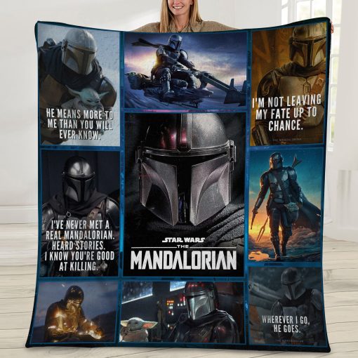 The Mandalorian Star Wars Blanket Teeholly