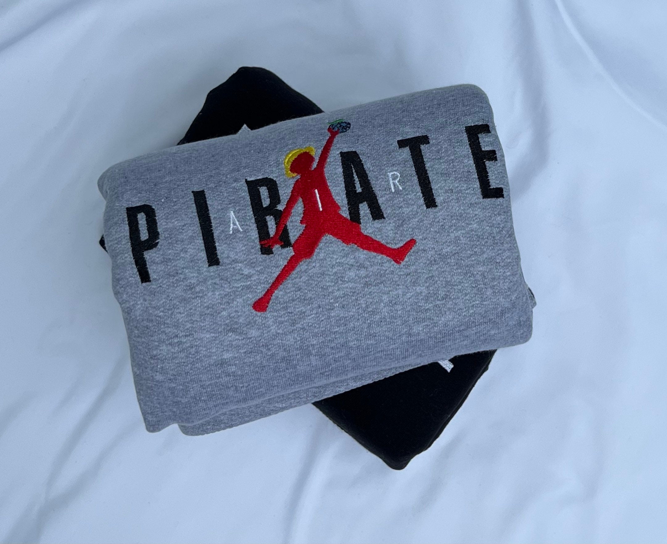 Pirate TV Anime Sports Embroidery Crewneck Sweatshirt Pirate TV Anime Sports Embroidery Crewneck Sweatshirt