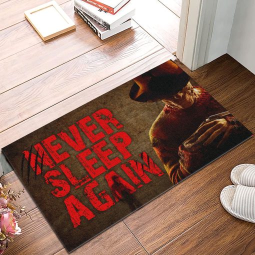 Never Sleep Again Horror Movie DoorMat