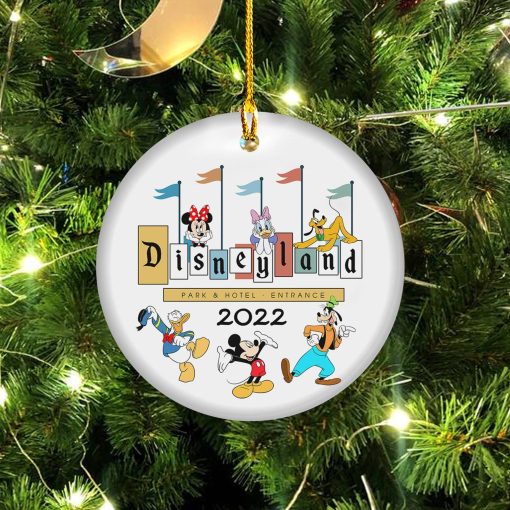 Disneyland Ornament Christmas Ceramic Ornament Teeholly