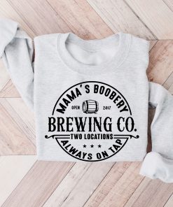 Breastfeeding Mamas Boobery Nursing New Mom Crewneck Sweatshirt