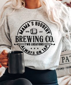 Breastfeeding Mamas Boobery Nursing New Mom Crewneck Sweatshirt