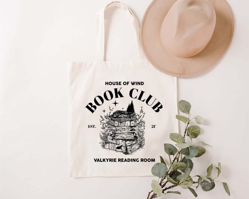 House Of Wind Bookclub Valkyrie Reading Room Tote Bag