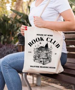 House of Wind Bookclub Valkyrie Reading Room Tote Bag