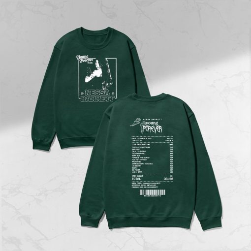 Nessa Barrett Young Forever Tracklist 2 Sides T Shirt