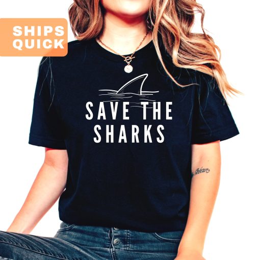 Shark Fin Save The Sharks T Shirt