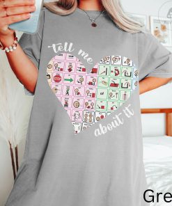 Teacher Tell Me About It Speech Pathology Aac Sped Teacher T Shirt