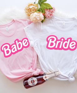 Bride & Babe Barb*e Bachelorette Party T Shirt