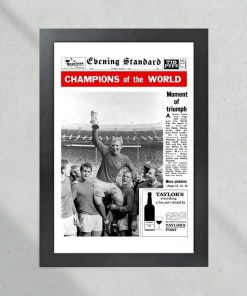 1966 England Soccer World Cup Framed Wall Art