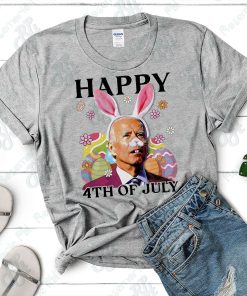 Funny Happy 4th Of July Biden Easter Shirt