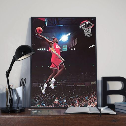 Lebron James Poster Dunk Inspired Wall Art