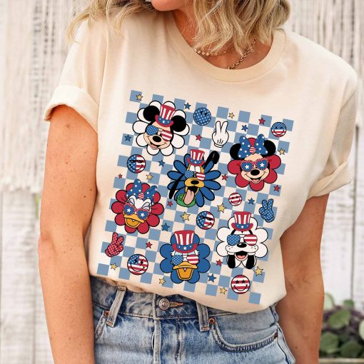 Mickey And Friends Disney 4th of July Independence  Shirt