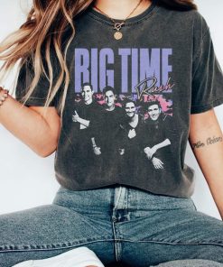 Pop Music Fan Merch 90s Vintage Big Time Rush Band  T Shirt